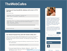 Tablet Screenshot of blog.thewebcafes.com
